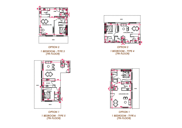 1 Bedroom Apartment Floor Plan